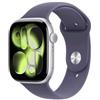 APPLE WATCH SERIES 11 GPS 46MM CASSA ALLUMINIO ARGENTO CON SPORT BAND VIOLA NEBB