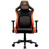 COUGAR GAMING CGR-DFL SEDIA GAMING IMBOTTITA NERO/ARANCIONE