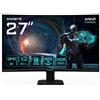 GIGABYTE GS27QCA 27\" QHD Monitor Gaming Curvo - 2560 x 1440, 180Hz, 1ms, 250 cd