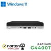 PC HP 600-800 G3 MINI PC INTEL G4400T 16GB 128GB SSD + 500GB HDD WINDOWS 11 PRO