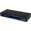 ALLNET Desktop-PoE-Switch Easy smart managed Switch PoE (IEEE802.3at High Power 25W /I