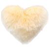 Uposao Cuscino Forma Di Cuore Morbido Soffice Casa Peloso Finta Pelliccia Cuscino Del Divano Cuscino In Peluche Per La Decorazione Della Stanza Della Camera Da Letto Di Casa, 40 x 50 Cm