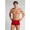 Intimissimi Boxer In Cotone Superior Con Logo Rosso