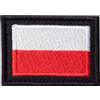 567 PATCH DELL'ESERCITO POLACCO 2.2 POLLICI - BANDIERA DELLA POLONIA - HOOK...