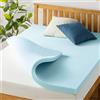 Best Price Mattress CertiPUR-US certificato, poliestere, blu, pieno