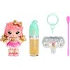 Yummiland x Holiday Lip Gloss Doll - Gigi Gingerbread - Include 1 Bambola, Lucidalabbra fai da te + Portachiavi, Gioco cosmetico, Collezione Stagionale. Età 4+