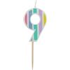 Folat 18959 Candela Pastello Numero 9 Multicolore