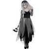 Smiffys Costume Sposa Sepolcrale, comprende Abito e Velo con Rose Halloween