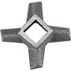 Akozon Coltello Tritacarne A Lama, A Forma Di Croce Professionale In Acciaio Per Carne 22 N8 G Lama Tritacarne Cutter Parte 8 Nife Per Griglia N 32 Tritacarne Da (Digitare 5)