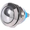 Qiilu Interruttore A Pulsante 12v Pulsante In Metallo Per Auto 19 Mm, Interruttore Momentaneo A Tromba Impermeabile 12v Interruttori A Pulsante Per Auto Interruttore Pulsante Barca