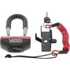 LP MOTO Vector Minimax+ - Antifurto per moto, con lucchetto blocca disco a U, classe RSA, diametro 16 mm, 47 x 40 mm, incl. cavo di richiamo