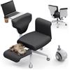 NEWTRAL FF-DG Sedia multipla Freedom-X con braccioli - Grigio scuro