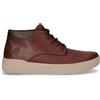 TIMBERLAND Seneca Bay Mid Sneaker In Pelle Castagno - Uomo - Castagno