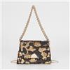 Mimi Mua BORSA A MANO CON CATENA E PAILLETTES ORO