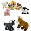 PLUSH & COMPANY S.R.L. Plush Company I Piccoli Farm Tribe Peluche 21 cm Personaggio a Scelta