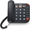 Brondi Bravo 15 Telefono Fisso, Nero