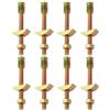 EMSea 8 Set Di Kit Di Montaggio Per Letto A Mezzaluna 4 In 1 Bulloni Con Rondella Raccordi Per Barre Filettate Per Mobili Dadi M8 Set Di Bulloni Inserti Per Assemblaggio Letto Elementi