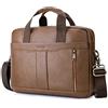 BAGZY Borsa 24 Ore a Tracolla, Uomo Ventiquattrore Pelle, Porta PC 15.6 Pollici, da Lavoro, per Documenti, Cartella Regalo Portadocumenti Business