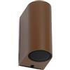 Applique da Esterno Bidirezione IP65 GU10 Stondata - Corten
