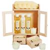 BRUBAKER Cosmetics set beauty da bagno e igiene personale burro di karité in comodo armadietto in legno
