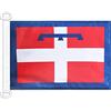 AZ FLAG Bandiera Navale Piemonte 45x30cm - Bandiera Maritima Piemontese - Regione Italia 30 x 45 cm speciale Nautismo, Padiglione Nautico