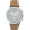 Timex - Orologio da uomo con cronografo Waterbury, cinturino in pelle