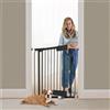 Ingenuity Hands-Free Cancelletto per Bambini e Cani, Apertura con Pedale/Apertura Una Mano, Larghezza 73-80 cm, Alto 84cm, Montaggio a Pressione o con Viti, Estensioni Disponibili, per Porte/Corridoi