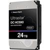 WESTERN DIGITAL ULTRASTAR DC HC590 HDD 24TB INTERNO SATA 6GB/S 3.5" CRITTOGRAFAT