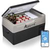 Alpicool G22 22 Litri Frigoriferi per Auto Frigo Frigorifero Elettrico Congelatore Portatile per Auto/RV Camion Barca Campeggio 12/24V DC