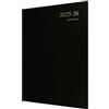 Collins Agenda settimanale Essentials, 12 mesi, anno medio accademico, luglio 2025-luglio 2026, copertina rigida, formato A4, colore: nero