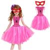 Sidesea Vestito Carnevale Bambina, Costume Spider Bambino Maschera Spider Bambino Mask Costume Spider Donna Costume Carnevale Bambina Ghost Spider Principessa Apparel Gonna per Quotidiano Halloween