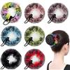 Qusmeiyici Confezione da 7 retine colorate per chignon, copertura per chignon da balletto, invisibili, per chignon, accessori per capelli per donne e ragazze