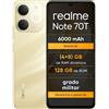 Realme Smartphone Realme NOTE 70T 4 GB RAM 128 GB 6,74 Unisoc Dorato E_0002_S0466286