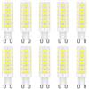 HUAMu Lampadine LED G9 Luce Fredda, 7W 700LM LED G9 Bianco Freddo 6500K, Equivalente a 70W Lampada Alogena, Angolo a fascio 360°, AC220-240V, Non Dimmerabile, Confezione da 10