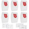 iVanzoll 6 sacchetti per aspirapolvere Miele Hyclean Pure FJM aspirapolvere Complete C1 Compact C1 C2 S24 S256i S290 S299 S300i S399 S500 S578 S700 S799 S4 S6 Series, con 2 filtri motore e 2 filtri