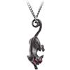 Alchemy Gothic Cat Sith Collana Nero