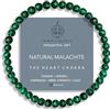 SIMPLÍ BASIC Braccialetto di guarigione naturale, braccialetto chakra, 4 mm, con pietre preziose e cristalli, braccialetto da donna, braccialetto da uomo, fortuna, equilibrio, braccialetto per ansia,