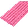 QUARKZMAN Mini Stick Colla a Caldo per Pistola Colla a Caldo 11mm x 200mm Rosa 12pz