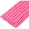 QUARKZMAN 20pz Stick Colla a Caldo per Pistola Colla a Caldo 7mm x 200mm/0,28 x 8 Mini Bastoni di Colla a Caldo Adesiva Rosa