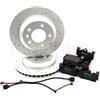 Kinetix Per Audi Q7 3.6 FSI 2006 - 2010 Forati Posteriore Dischi Freno Brembo Pastiglie