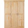 Inter Link Armadio Pelle 140 x 55 x 190 Naturale