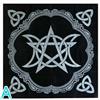 Altare Carte Tarocchi Tovaglia Panno Pentagramma Divinazione Wicca Pagano Velvet