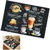APOMOONS 40x50mm Tappetino Drenante per Sottofondo Macchina da Caffè,Tappetino Drenante per Stoviglie Sottobicchieri che Assorbono L'acqua Tappetinos in Silicone per Cucina, Lavello, Bagno