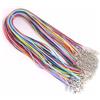 Lyivisk 50 Pezzi Set Fai da Te per Creazione Gioielli con Cordoncini in Pelle Colorata - Accessori per Collane, Bracciali e Progetti Creativi