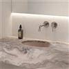 OMNIRES SHELL lavabo sottopiano, SHELL380UPDB, SHELL dune beige matt [Lavabi > Lavabi Sottopiano]
