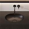 OMNIRES SHELL lavabo sottopiano, SHELL480UPBLV, SHELL black lava matt [Lavabi > Lavabi Sottopiano]