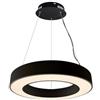 V-TAC VT-7760-B lampadario led rotondo nero a sospensione 50W circolare anello metallo sospeso 4000K dimmerabile triac - SKU 6957