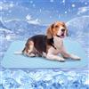 BaoDan Tappetino Refrigerante Cane, 90x56cm Tappeto Rinfrescante per Cani | Blu, Cuccia Refrigerante Lavabile, Cuscino Raffreddamento in Nel Caldo Estate, per Animali di Piccola Media Grande