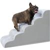 KSIIA Scaletta per Cani 5 Gradini 50.7 cm Antiscivolo per Divano e Letto
