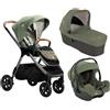 Joie - Trio Con Passeggino Finiti+Navicella Ramble XL+Seggiolino Auto I Gemm 2 Pine